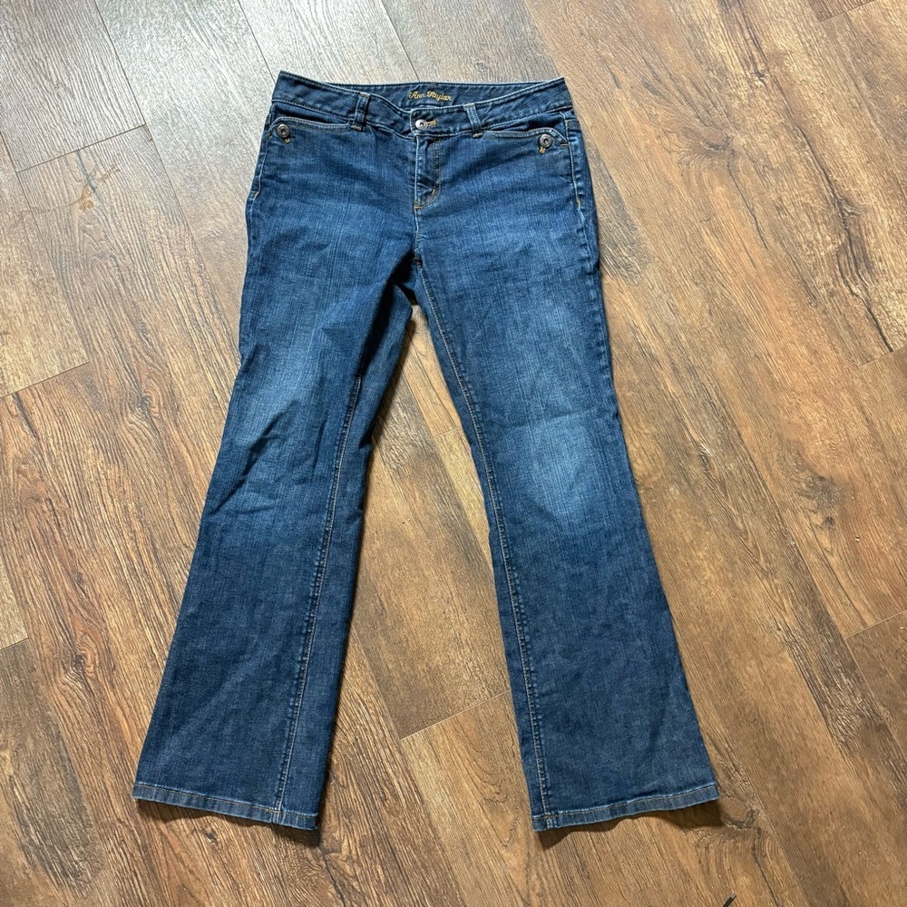 ❤️ VINTAGE Y2K ANN TAYLOR LINDSAY Modern fit flare jeans low rise